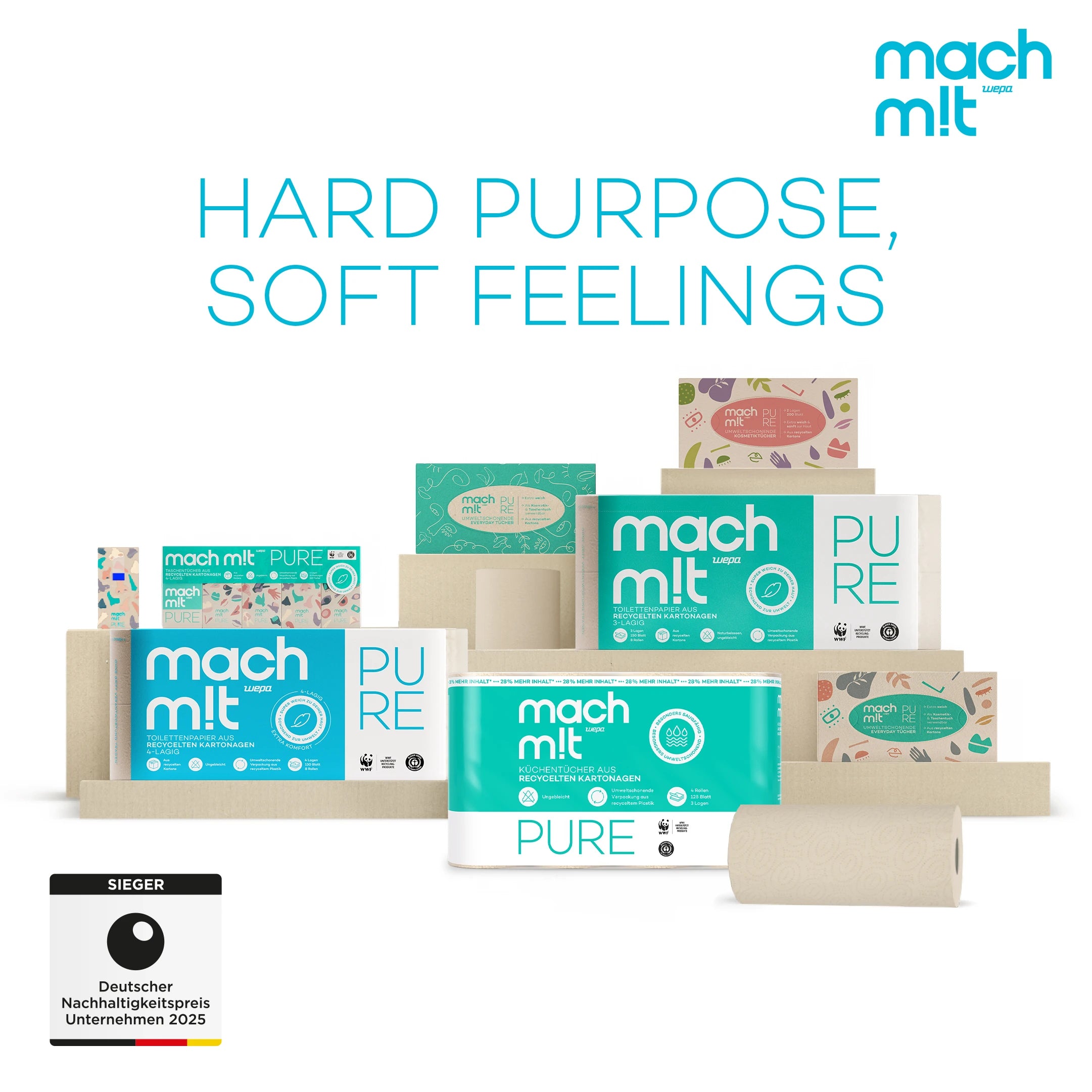 Kuschelweiches Toilettenpapier 4-lagig