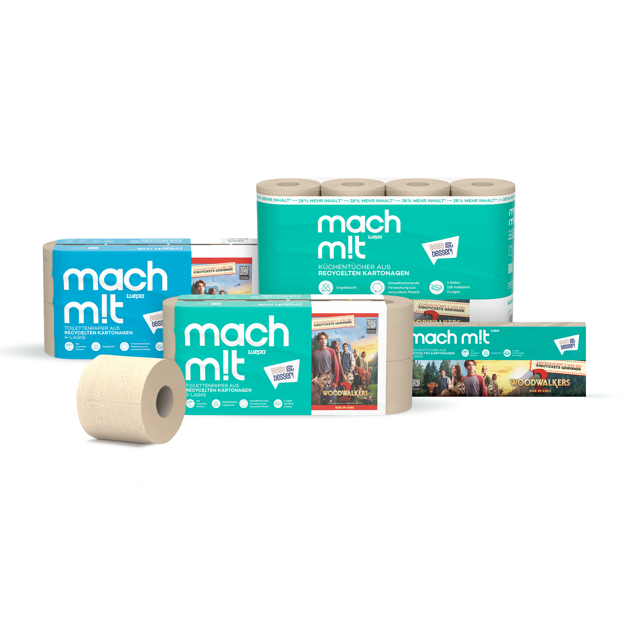 WOODWALKERS 2 Edition - PURE - Taschentücher 4-lagig