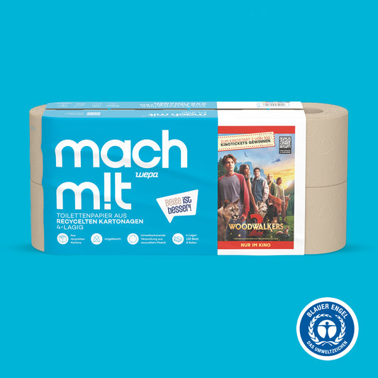 WOODWALKERS 2 Edition - PURE - Toilettenpapier 4-lagig