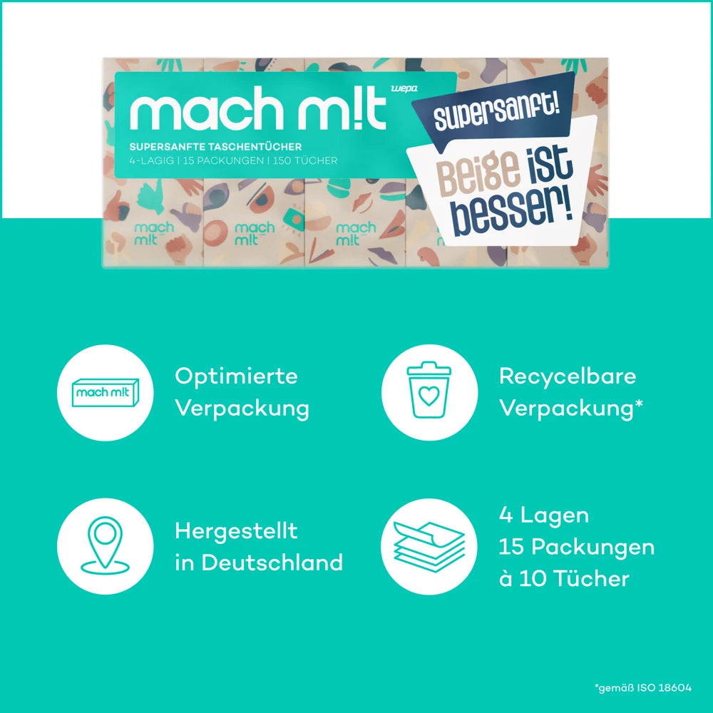 Supersanfte Taschentücher 4-lagig