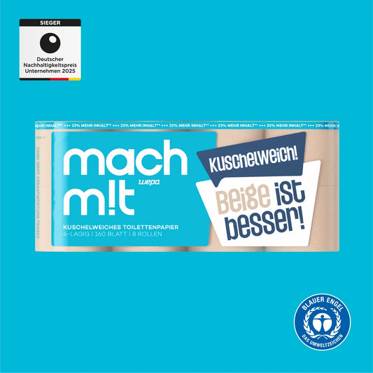 Kuschelweiches Toilettenpapier 4-lagig