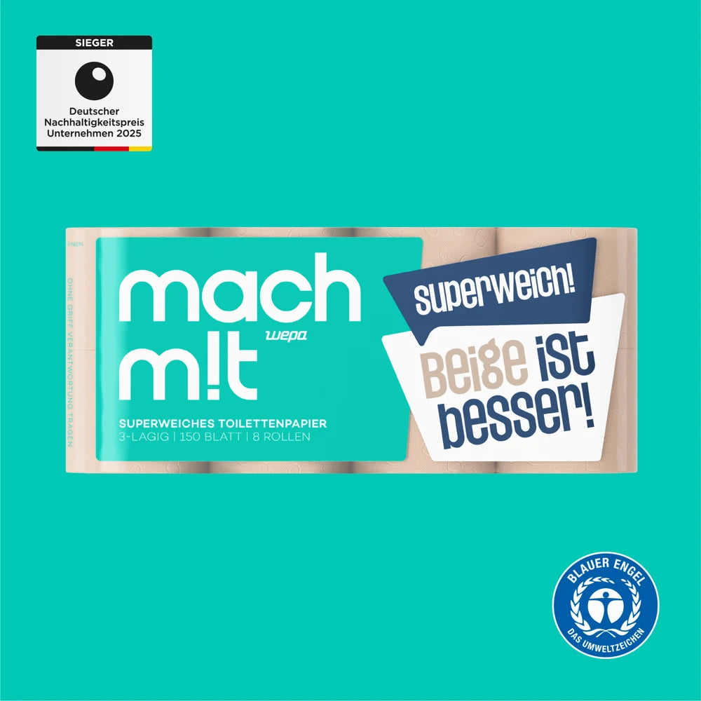 Superweiches Toilettenpapier 3-lagig