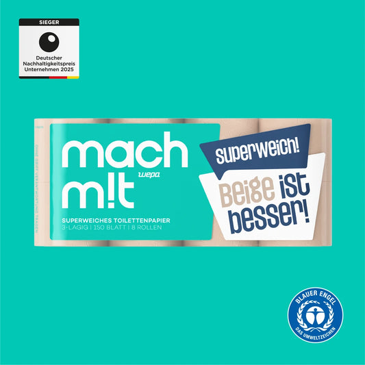 Superweiches Toilettenpapier 3-lagig